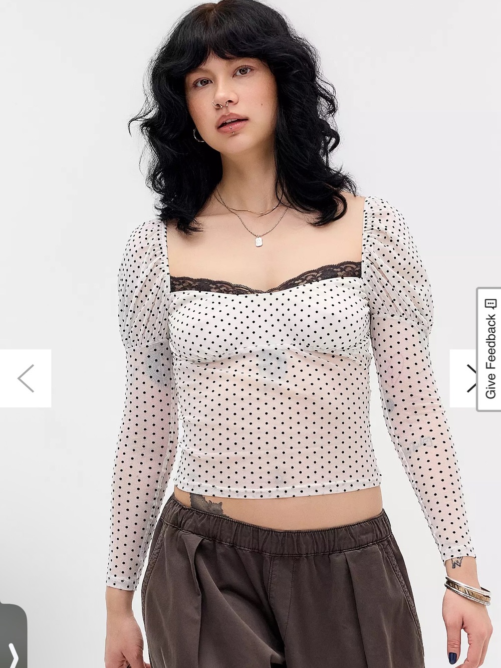 Urban Outfitters Kimchi Blue In The Dark Long Sleeve Top